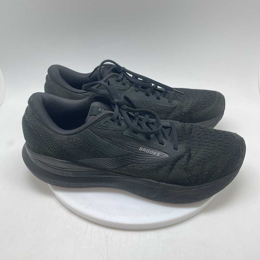 Brooks Sneakers Mens 11.5 D Adrenaline GTS 24 1104371D020 Black Running Shoes
